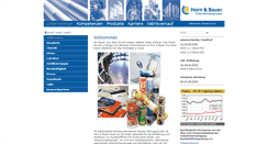 Desktop Screenshot of horn-bauer.de